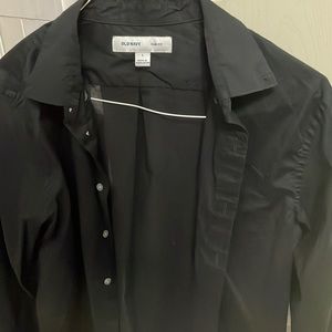 Black button down dress shirt